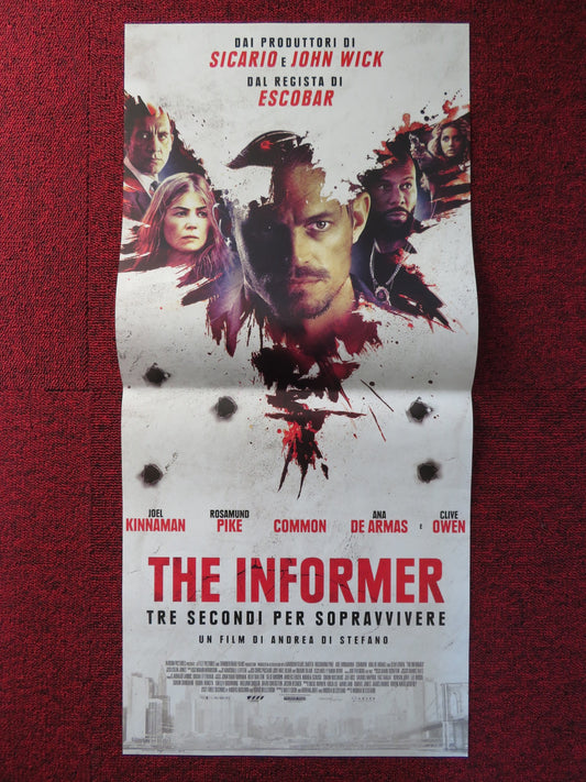 THE INFORMER ITALIAN LOCANDINA POSTER CLIVE OWEN ROSAMUND PIKE 2019