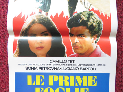 LE PRIME FOGLIE D'AUTUNNO ITALIAN LOCANDINA POSTER SONIA PETROVNA 1988