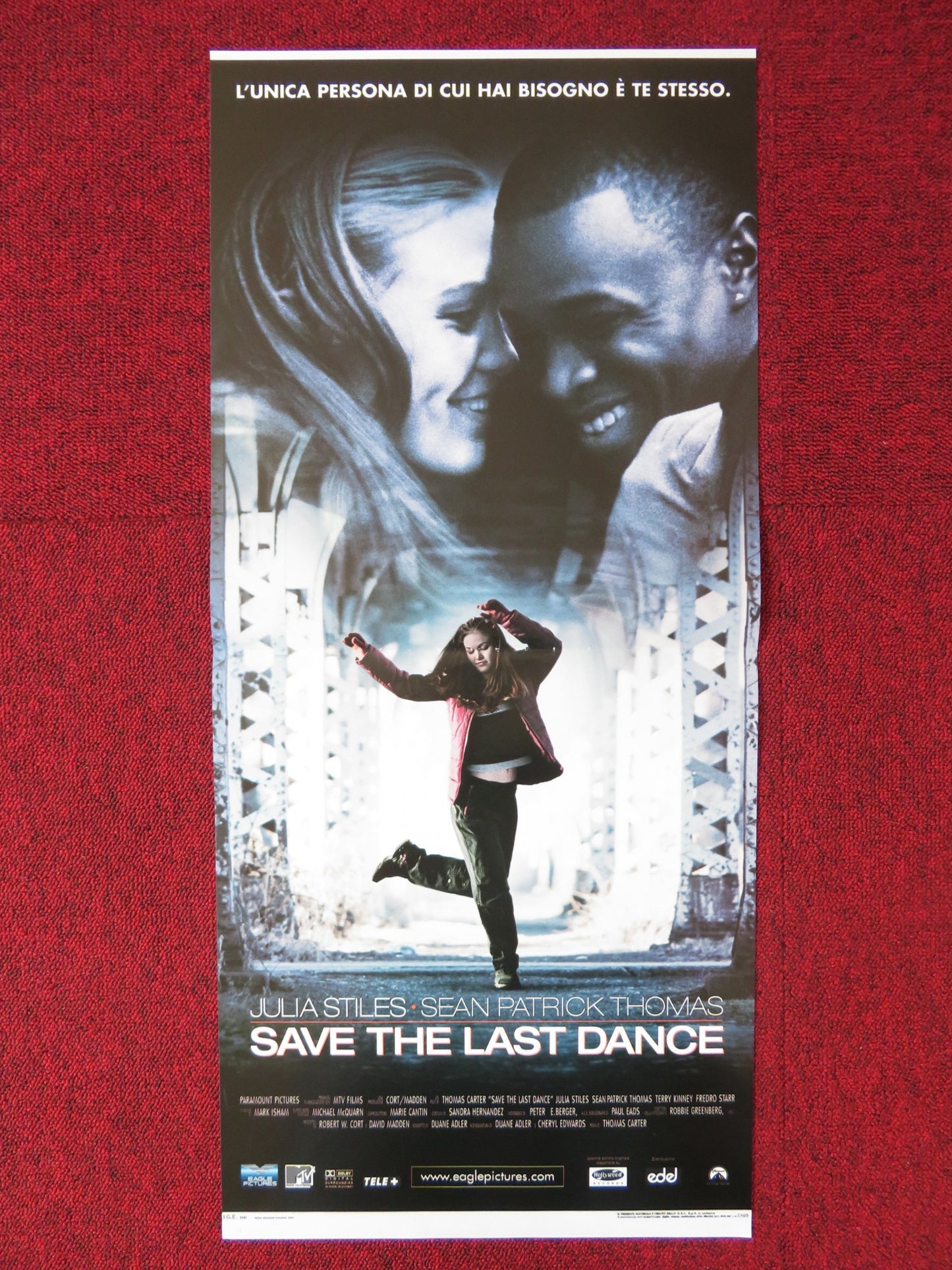 SAVE THE LAST DANCE ITALIAN LOCANDINA POSTER JULIA STILES SEAN P. THOMAS 2001