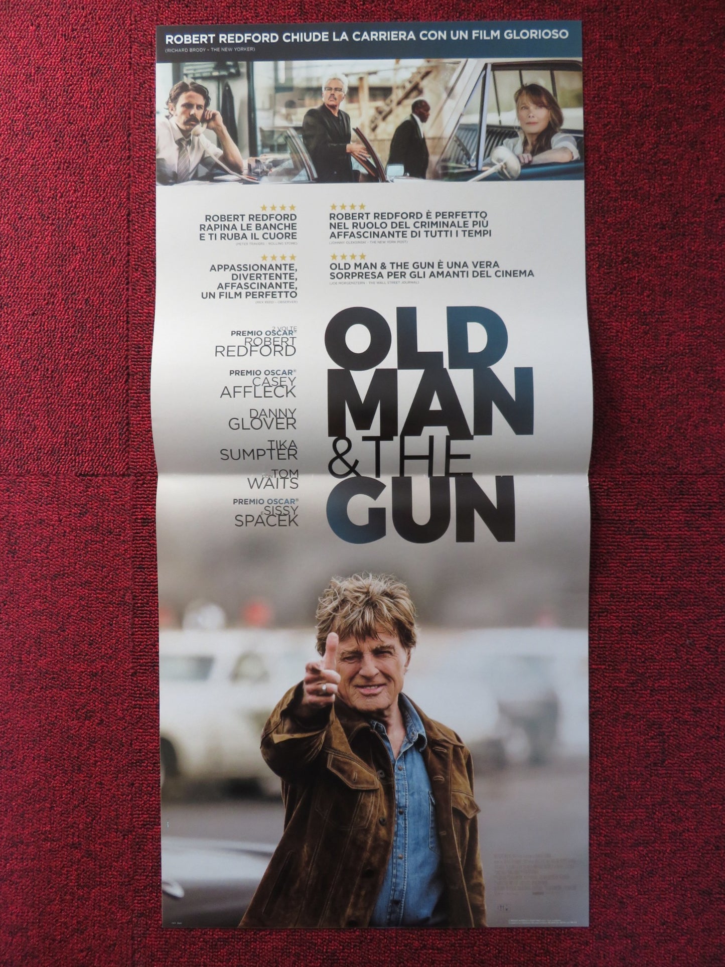 THE OLD MAN & THE GUN ITALIAN LOCANDINA POSTER ROBERT REDFORD DANNY GLOVER 2018