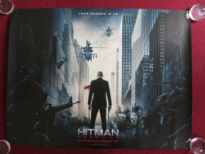 HITMAN: AGENT 47 UK QUAD (30"x 40") ROLLED POSTER ANGELABABY DAN BAKKEDAHL 2015