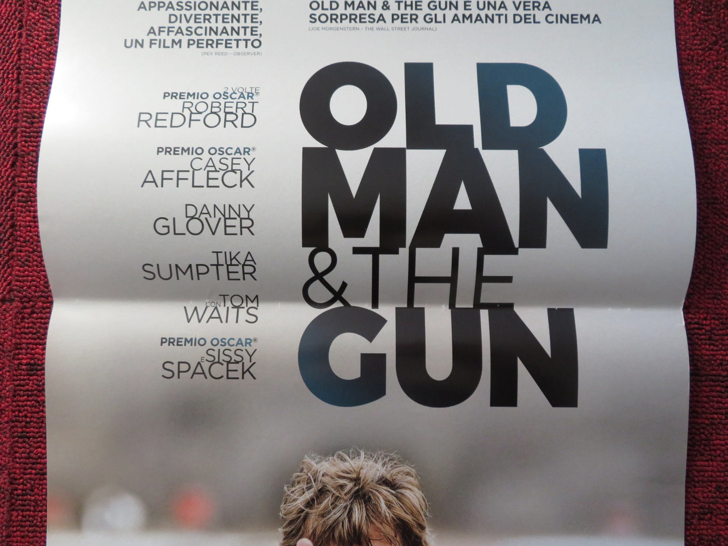 THE OLD MAN & THE GUN ITALIAN LOCANDINA POSTER ROBERT REDFORD DANNY GLOVER 2018