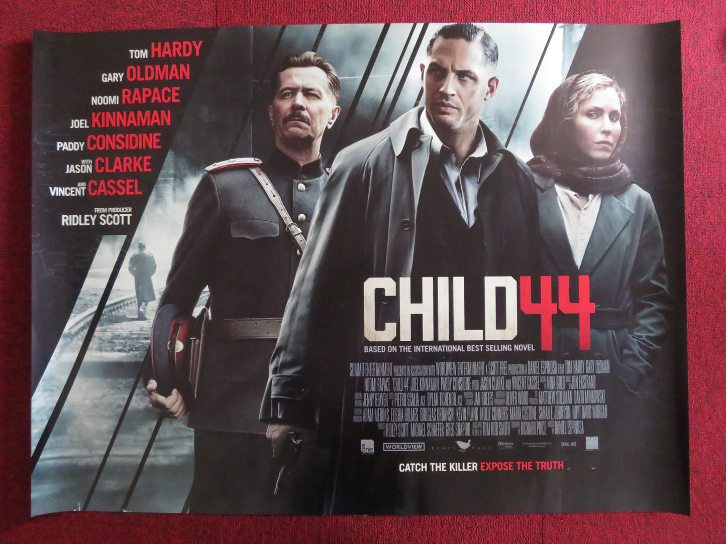 CHILD 44 UK QUAD (30"x 40") ROLLED POSTER TOM HARDY GARY OLDMAN 2015