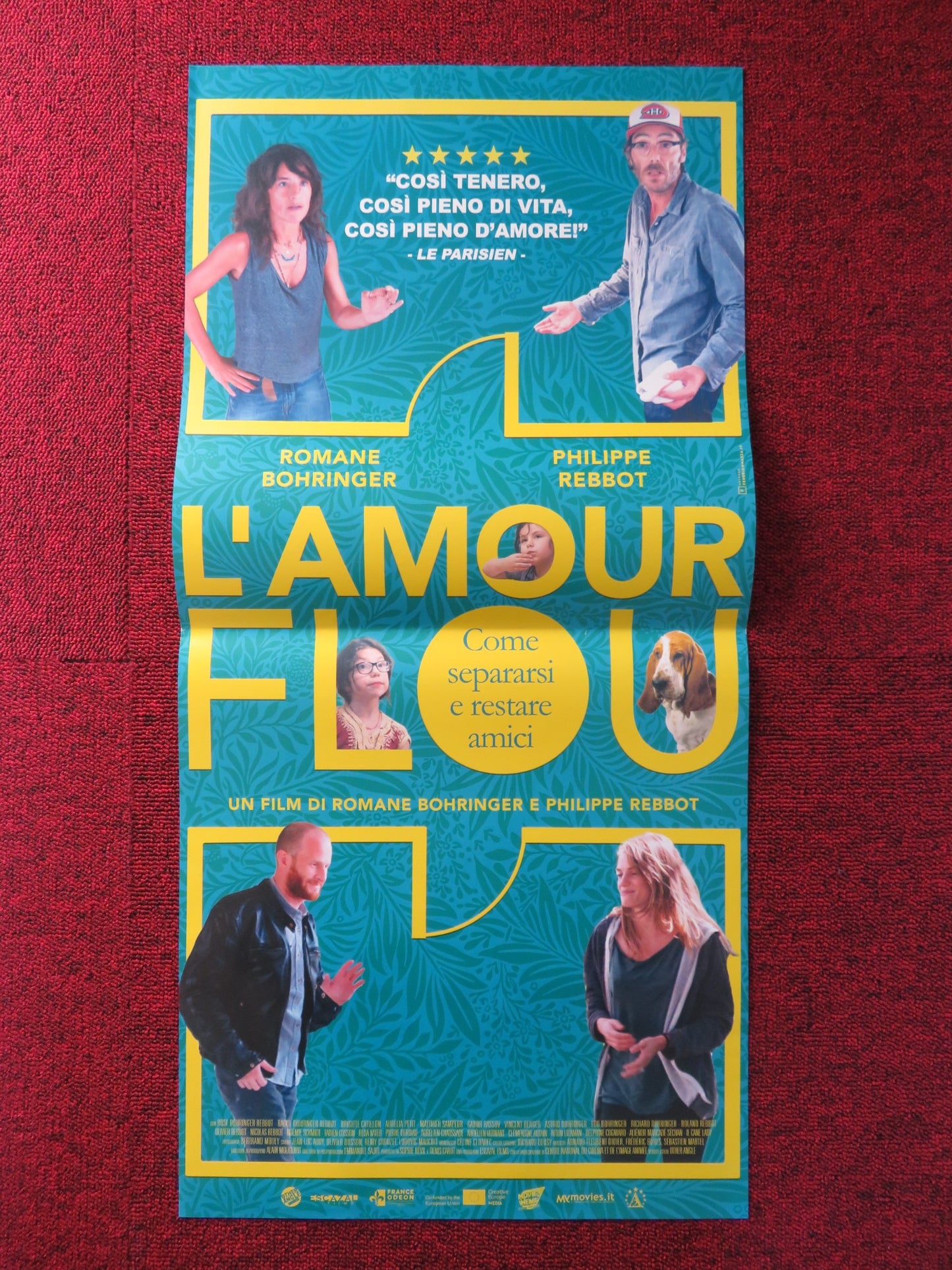 L'AMOUR FLOU ITALIAN LOCANDINA POSTER LROMANE BOHRINGER PHILIPPE REBBOT 2018