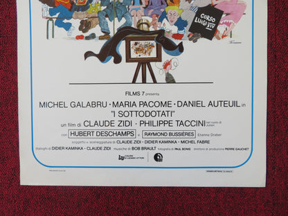 THE UNDER-GIFTED ITALIAN LOCANDINA POSTER MICHEL GALABRU DANIEL AUTEUIL 1982