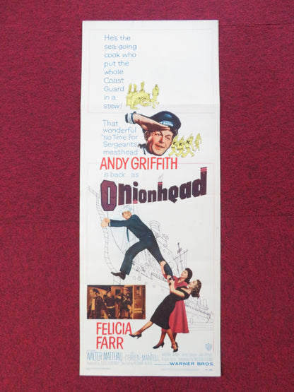 ONIONHEAD US INSERT (14"x 36") POSTER ANDY GRIFFITH WALTER MATTHAU 1958