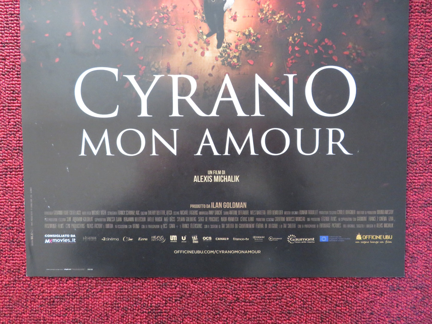 CYRANO MY LOVE ITALIAN LOCANDINA POSTER THOMAS SOLIVERES OLIVIER GOURMET 2018