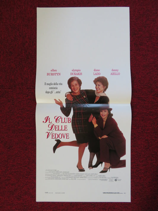 THE CEMETERY CLUB ITALIAN LOCANDINA (27.5"x13") POSTER ELLEN BURSTYN 1993