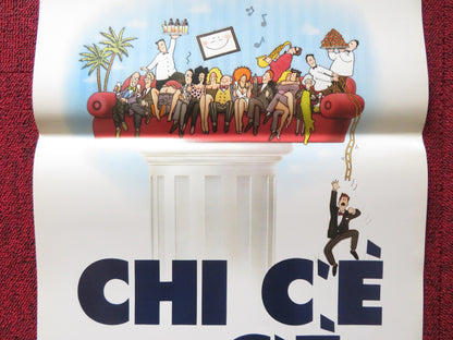 CHI C'E C'E ITALIAN LOCANDINA POSTER PIERO NATOLI LUISA MANERI 1988