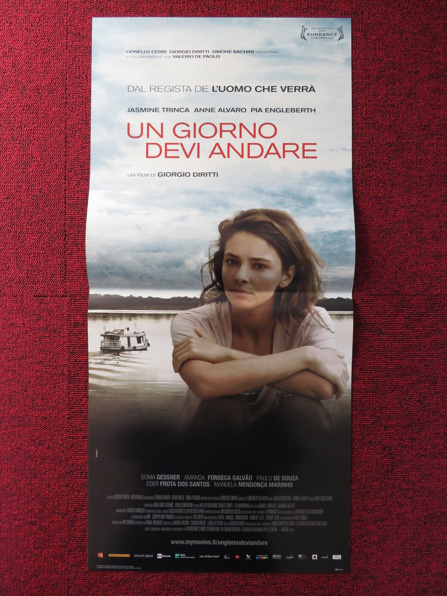 UN GIORNO DEVI ANDARE ITALIAN LOCANDINA POSTER JASMINE TRINCA ANNE ALVARO 2013