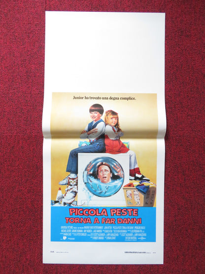 PROBLEM CHILD 2 ITALIAN LOCANDINA POSTER JOHN RITTER MICHAEL OLIVER 1992