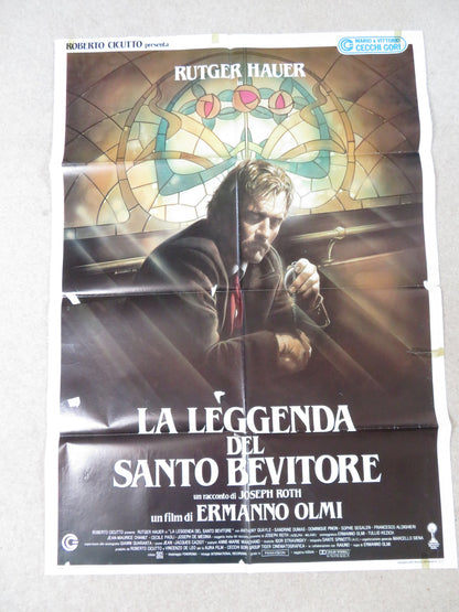 THE LEGEND OF THE HOLY DRINKER ITALIAN 2 FOGLIO POSTER RUTGER HAUER  1988