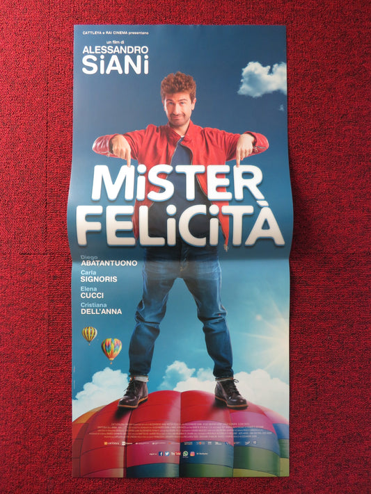 MISTER FELICITA ITALIAN LOCANDINA POSTER ALESSANDRO SIANI DIEGO ABATANTUONO 2017