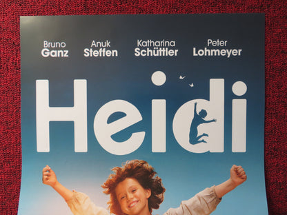 HEIDI ITALIAN LOCANDINA POSTER  BRUNO GANZ ANUK STEFFEN 2015