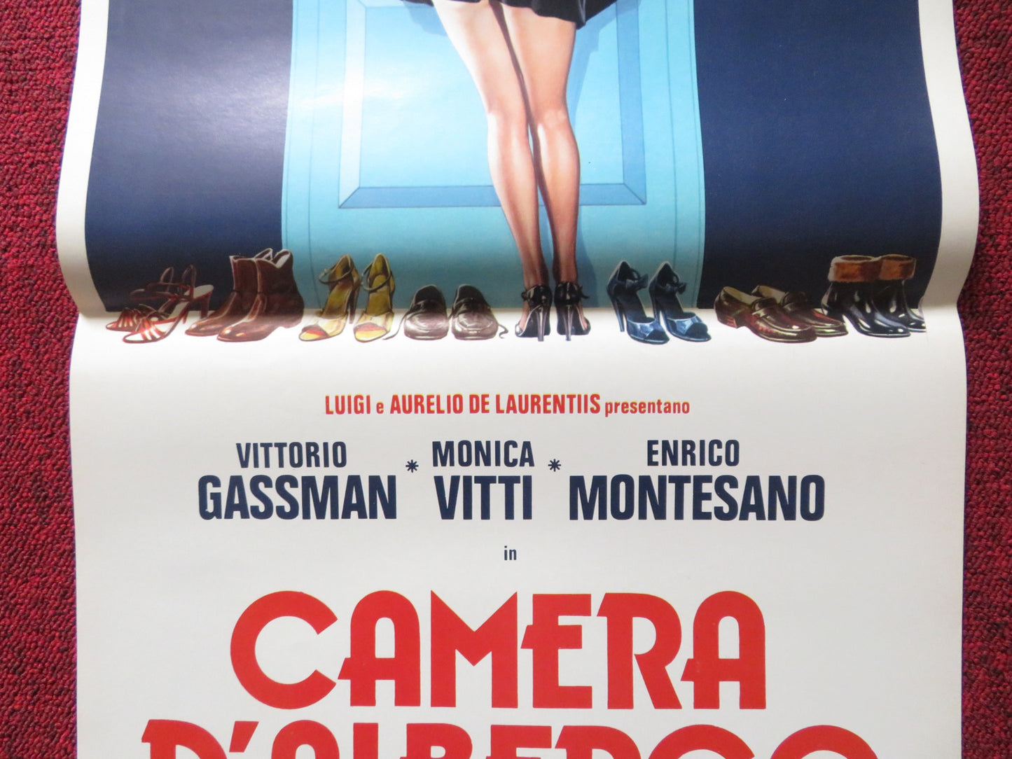 CAMERA D'ALBERGO ITALIAN LOCANDINA POSTER VITTORIO GASSMAN MONICA VITTI 1981