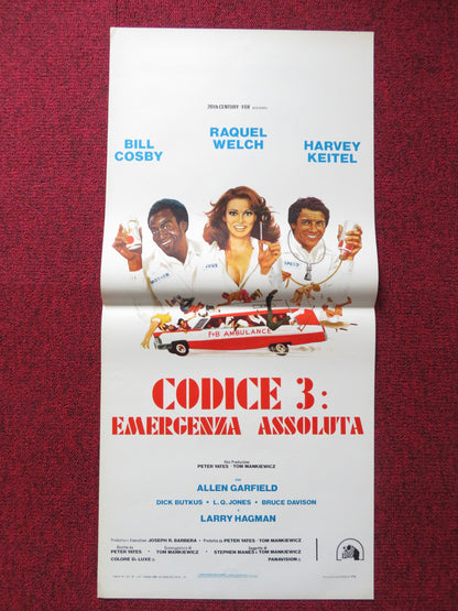 MOTHER, JUGS & SPEED ITALIAN LOCANDINA POSTER BILL COSBY RAQUEL WELCH 1976