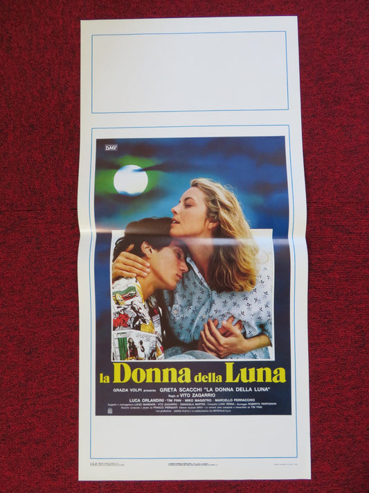 LA DONNA DELLA LUNA ITALIAN LOCANDINA (27.5"x13") POSTER GRETA SCACCHI 1988