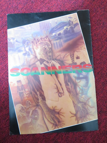 SCANNERS JAPANESE BROCHURE / PRESS BOOK MICHAEL IRONSIDE JENNIFER O'NEILL 1981