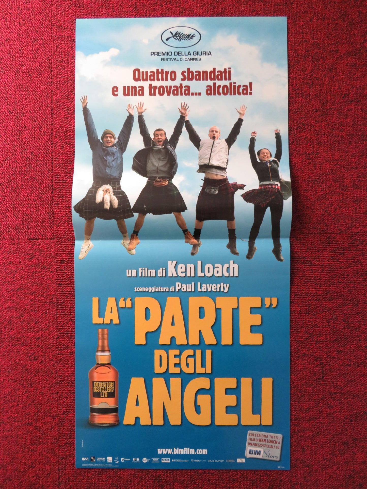 THE ANGELS' SHARE ITALIAN LOCANDINA POSTER PAUL BRANNIGAN SIOBHAN REILLY 2012