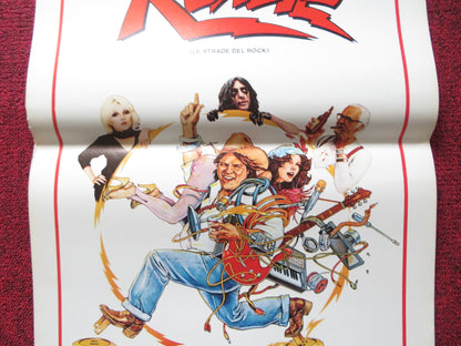 ROADIE ITALIAN LOCANDINA POSTER MEAT LOAF KAKI HUNTER 1980