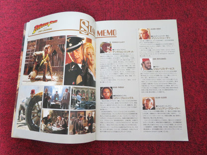 INDIANA JONES AND THE LAST CRUSADE JAPANESE BROCHURE / PRESS BOOK HARRISON  1989