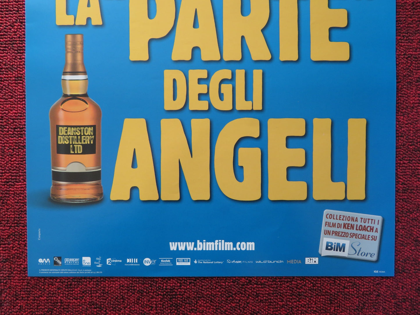 THE ANGELS' SHARE ITALIAN LOCANDINA POSTER PAUL BRANNIGAN SIOBHAN REILLY 2012