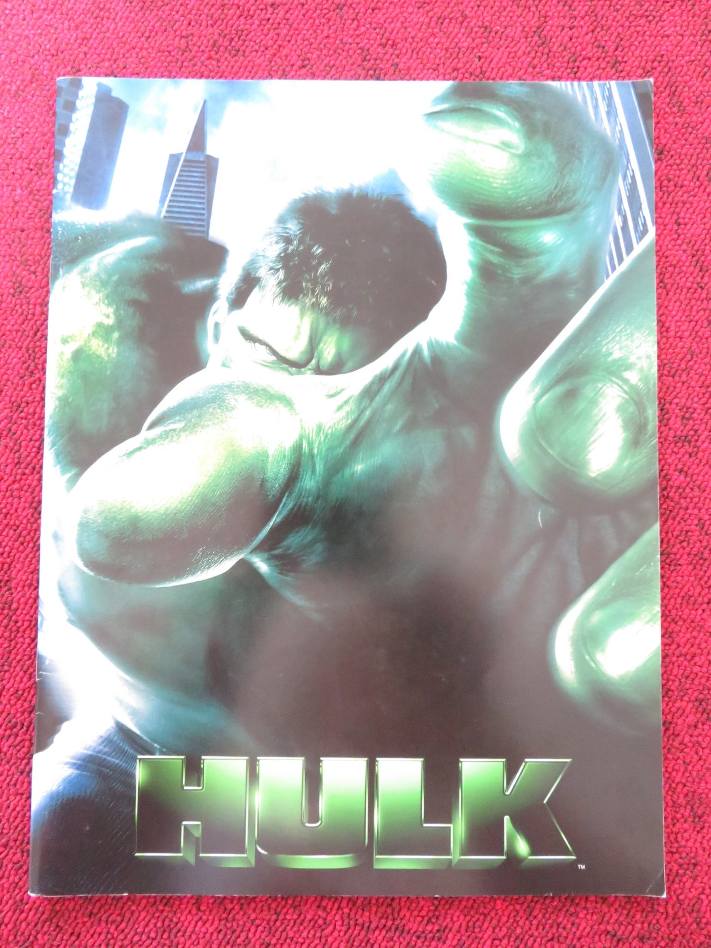 HULK JAPANESE BROCHURE / PRESS BOOK MARVEL ERIC BANA NICK NOLTE 2003