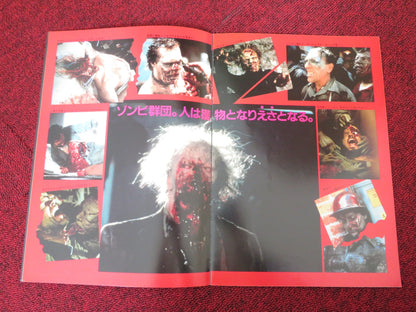 DAY OF THE DEAD JAPANESE BROCHURE / PRESS BOOK GEORGE A. ROMERO L.CARDILL 1985