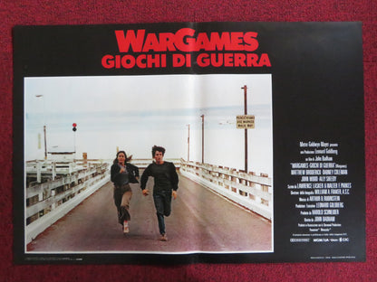 WAR GAMES - F ITALIAN FOTOBUSTA POSTER MATTHEW BRODERICK ALLY SHEEDY 1983