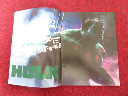 HULK JAPANESE BROCHURE / PRESS BOOK MARVEL ERIC BANA NICK NOLTE 2003