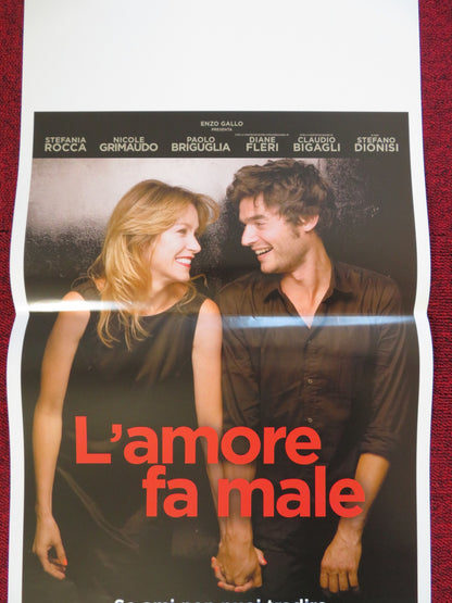 L'AMORE FA MALE ITALIAN LOCANDINA (27.5"x13") POSTER STEFANIA ROCCA 2011