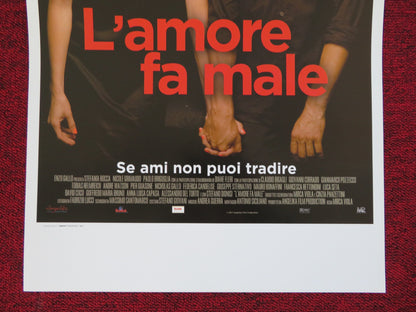 L'AMORE FA MALE ITALIAN LOCANDINA (27.5"x13") POSTER STEFANIA ROCCA 2011