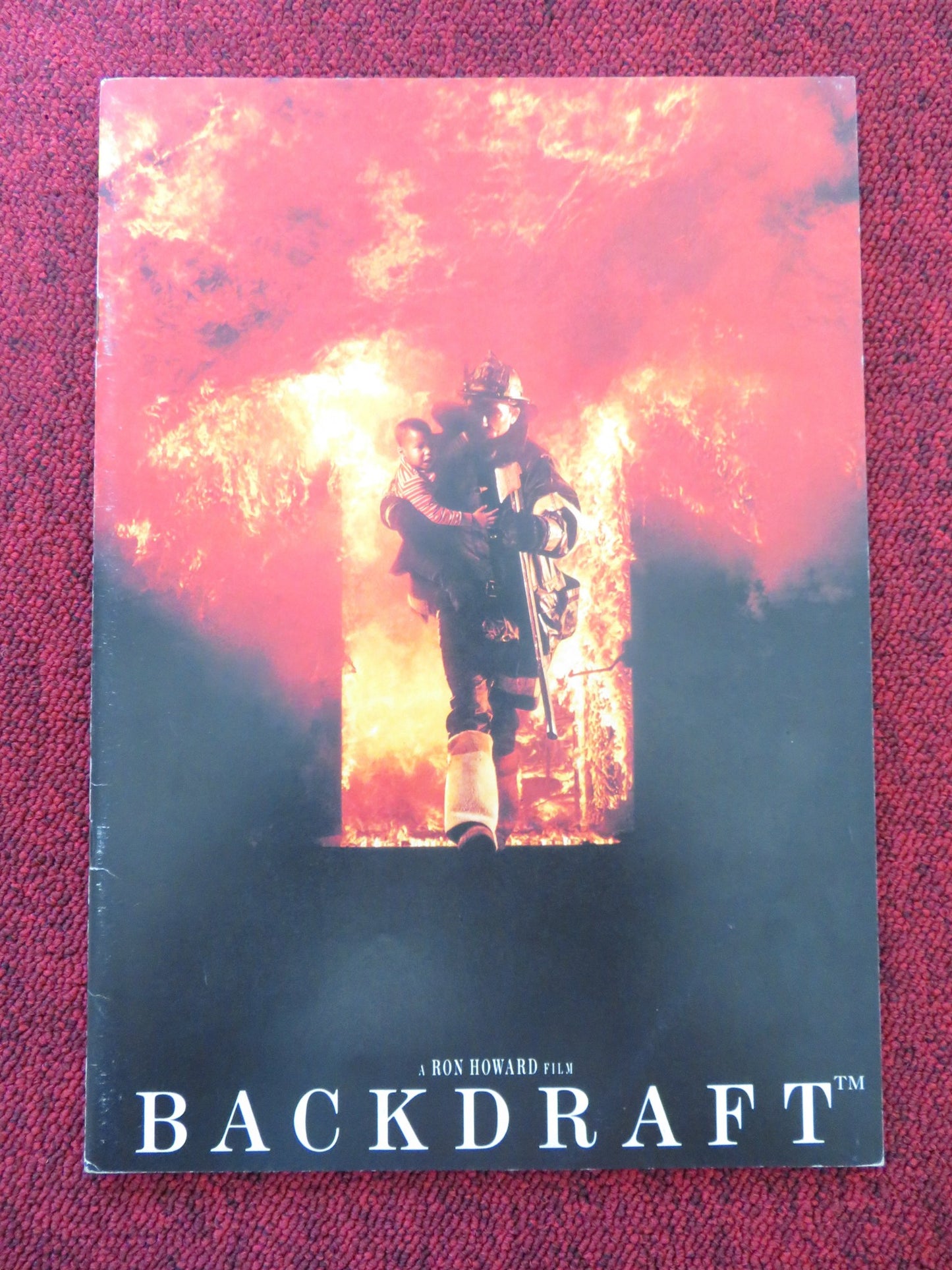 BACKDRAFT JAPANESE BROCHURE / PRESS BOOK KURT RUSSELL ROBERT DENIRO 1991