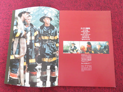 BACKDRAFT JAPANESE BROCHURE / PRESS BOOK KURT RUSSELL ROBERT DENIRO 1991