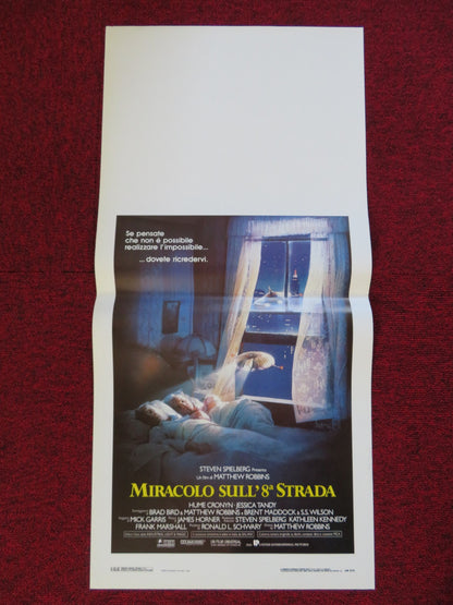 BATTERIES NOT INCLUDED ITALIAN LOCANDINA (27.5"x13") POSTER SPIELBERG 1987