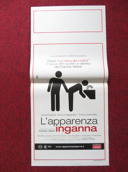 L'APPARENZA INGANNA ITALIAN LOCANDINA POSTER DANIEL AUTEUIL G. DEPARDIEU 2001