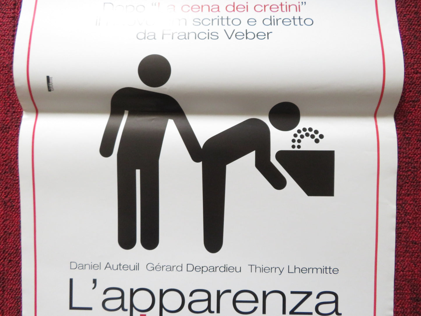 L'APPARENZA INGANNA ITALIAN LOCANDINA POSTER DANIEL AUTEUIL G. DEPARDIEU 2001