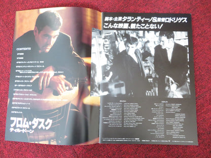 FROM DUSK TILL DAWN JAPANESE BROCHURE / PRESS BOOK  TARANTINO CLOONEY KEITEL 96