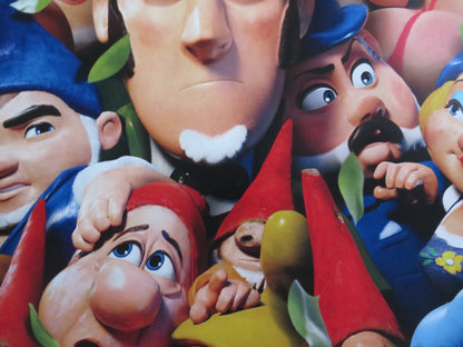 SHERLOCK GNOMES UK QUAD (30"x 40") ROLLED POSTER EMILY BLUNT MICHAEL CAINE 2018