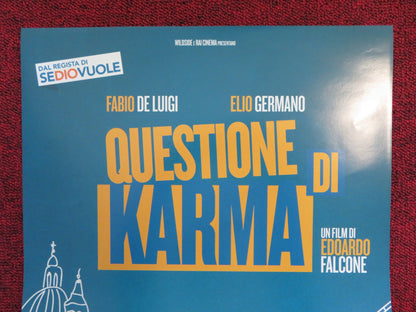 QUESTIONE DI KARMA ITALIAN LOCANDINA POSTER ELIO GERMANO FABIO DE LUIGI 2017