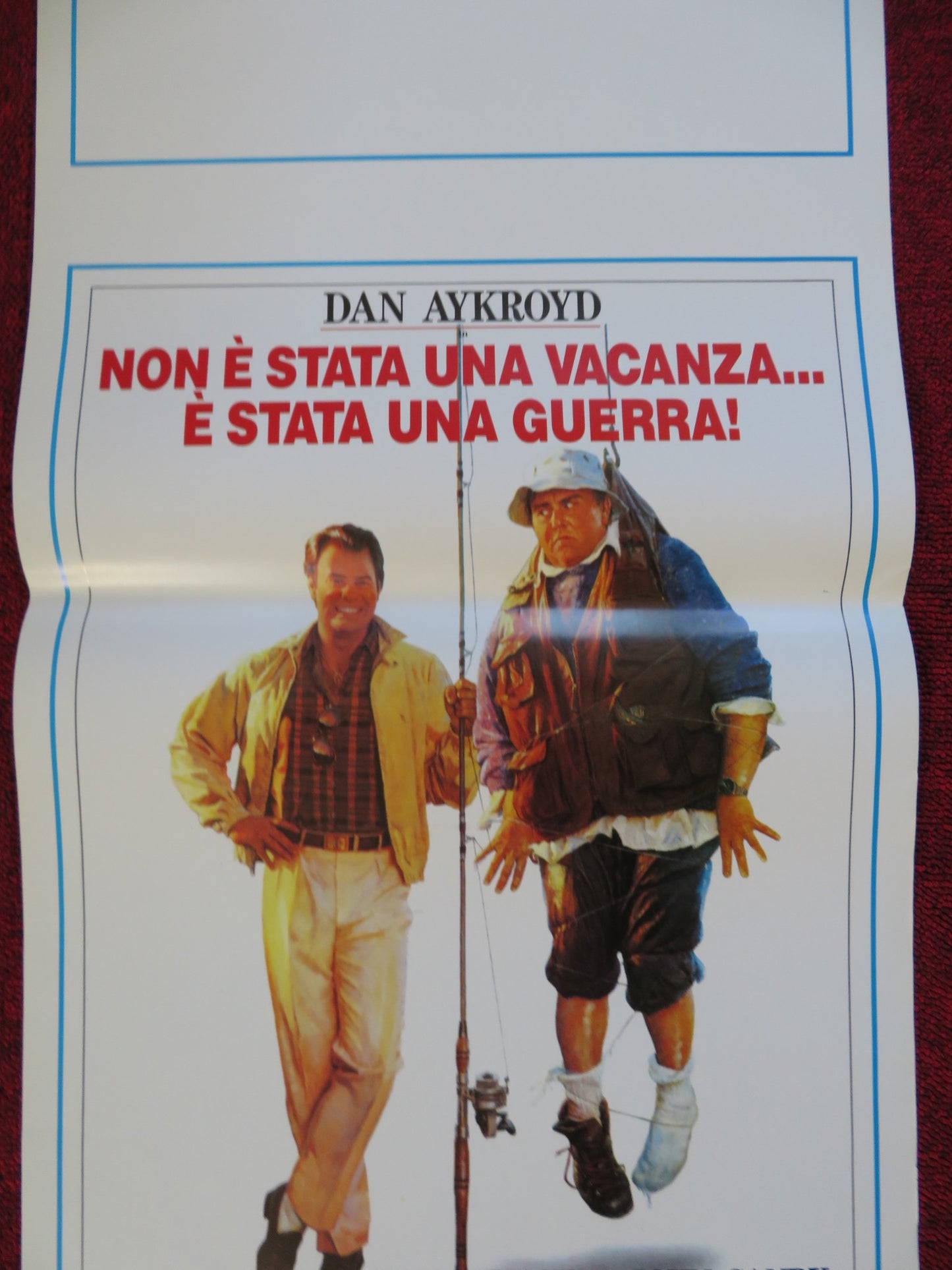 THE GREAT OUTDOORS ITALIAN LOCANDINA (27.5"x13") POSTER DAN AYKROYD CANDY 1989