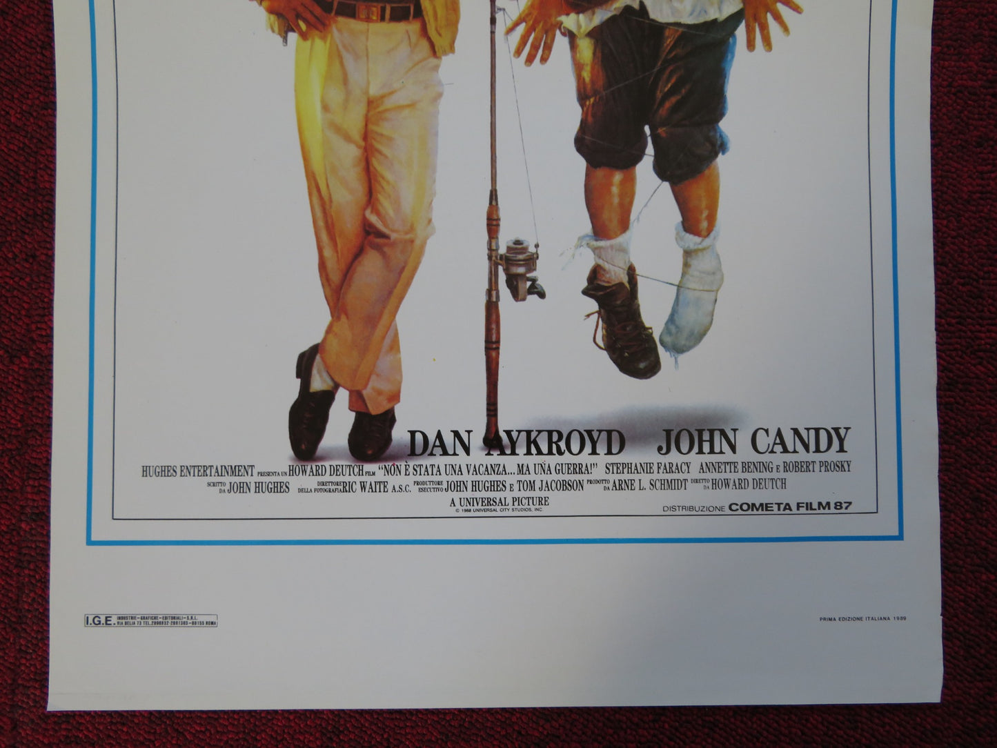 THE GREAT OUTDOORS ITALIAN LOCANDINA (27.5"x13") POSTER DAN AYKROYD CANDY 1989