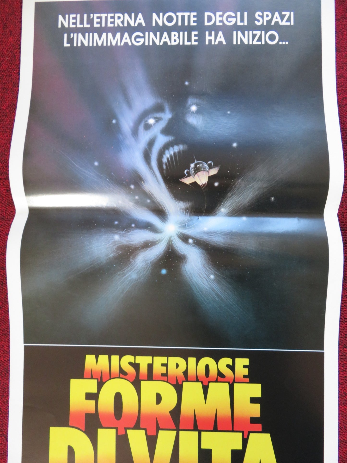 MYSTERIOSE FORME DI VITA / NIGHTFLYERS ITALIAN LOCANDINA (27.5"x13") POSTER 1988