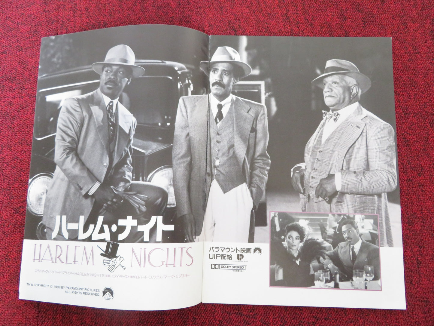 HARLEM NIGHTS  JAPANESE BROCHURE / PRESS BOOK EDDIE MURPHY RICHARD PRYOR 1989