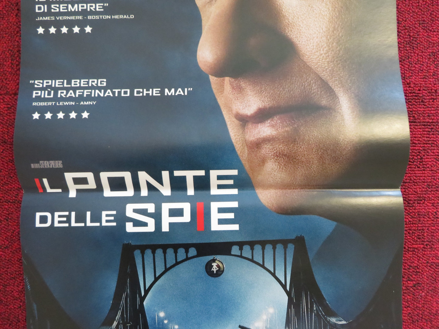 BRIDGE OF SPIES ITALIAN LOCANDINA POSTER TOM HANKS MARK RYLANCE 2015