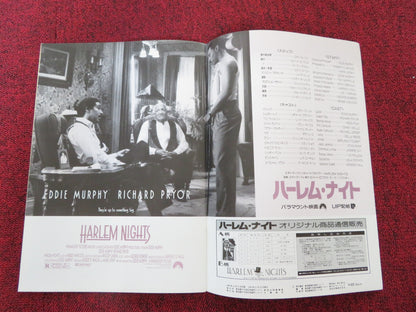 HARLEM NIGHTS  JAPANESE BROCHURE / PRESS BOOK EDDIE MURPHY RICHARD PRYOR 1989