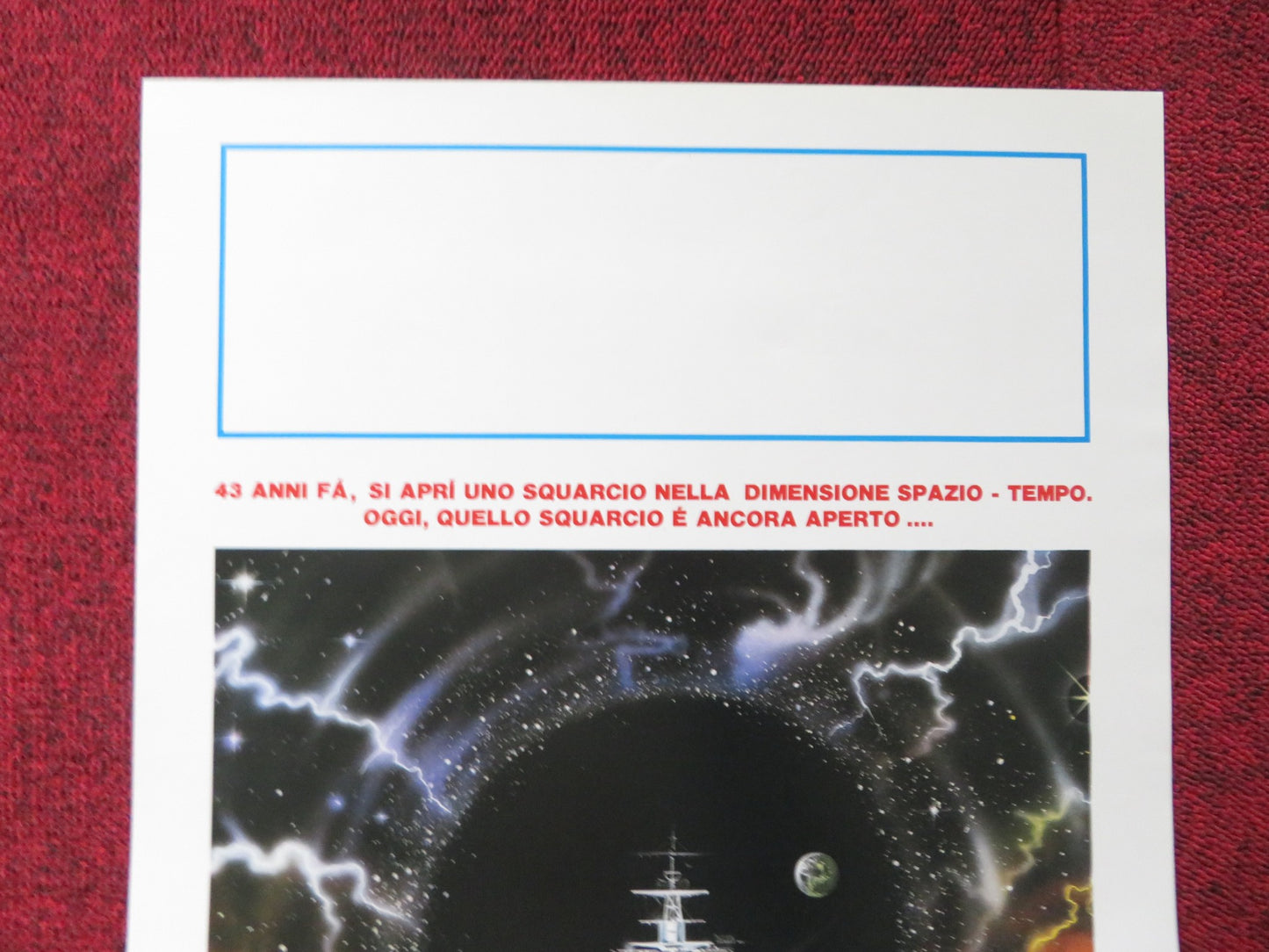 THE PHILADELPHIA EXPERIMENT ITALIAN LOCANDINA POSTER MICHAEL PARE N. ALLEN 1986