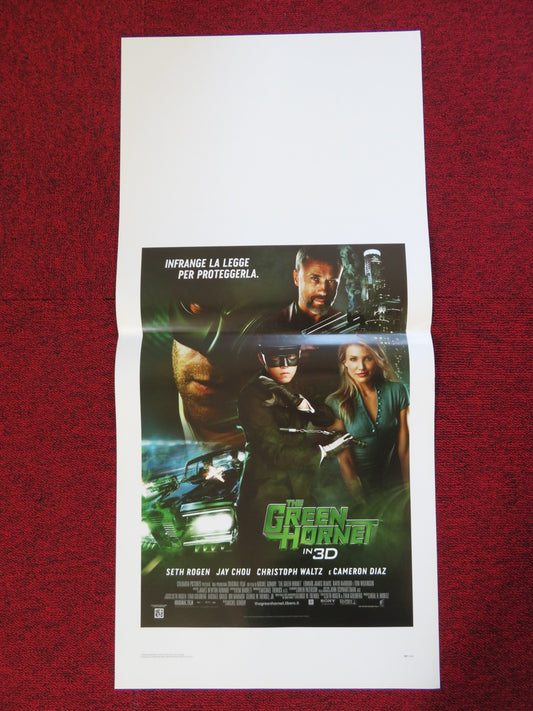 THE GREEN HORNET ITALIAN LOCANDINA (27.5"x13") POSTER SETH ROGEN JAY CHOU 2011