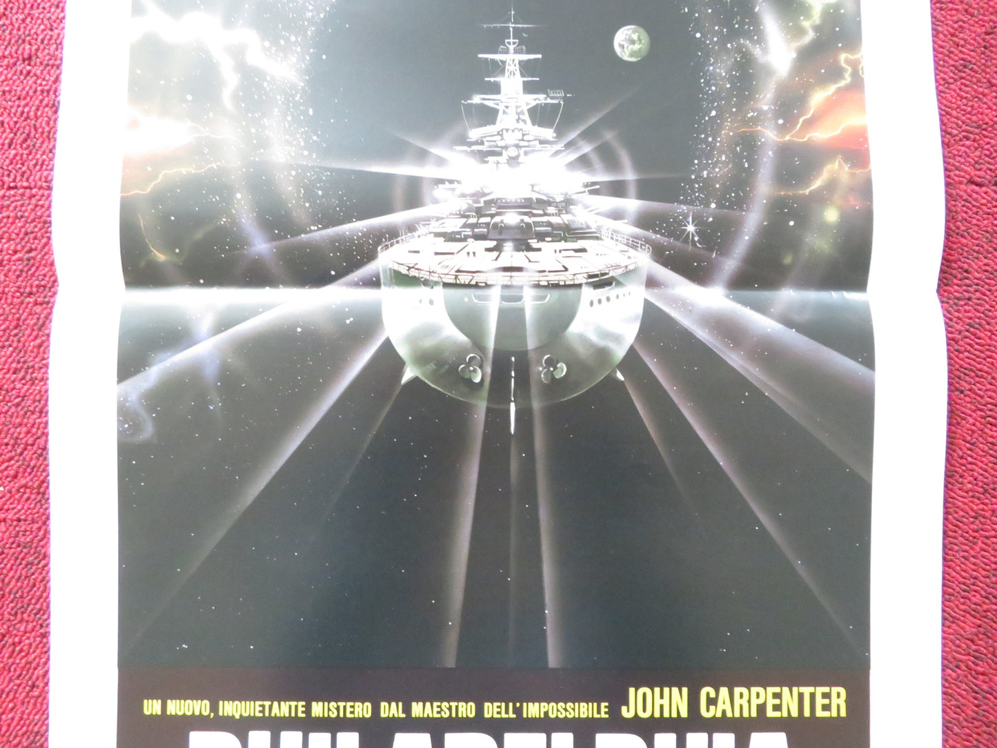 THE PHILADELPHIA EXPERIMENT ITALIAN LOCANDINA POSTER MICHAEL PARE N. ALLEN 1986