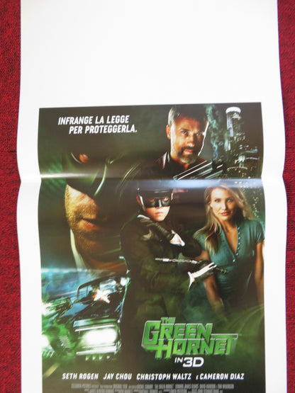 THE GREEN HORNET ITALIAN LOCANDINA (27.5"x13") POSTER SETH ROGEN JAY CHOU 2011